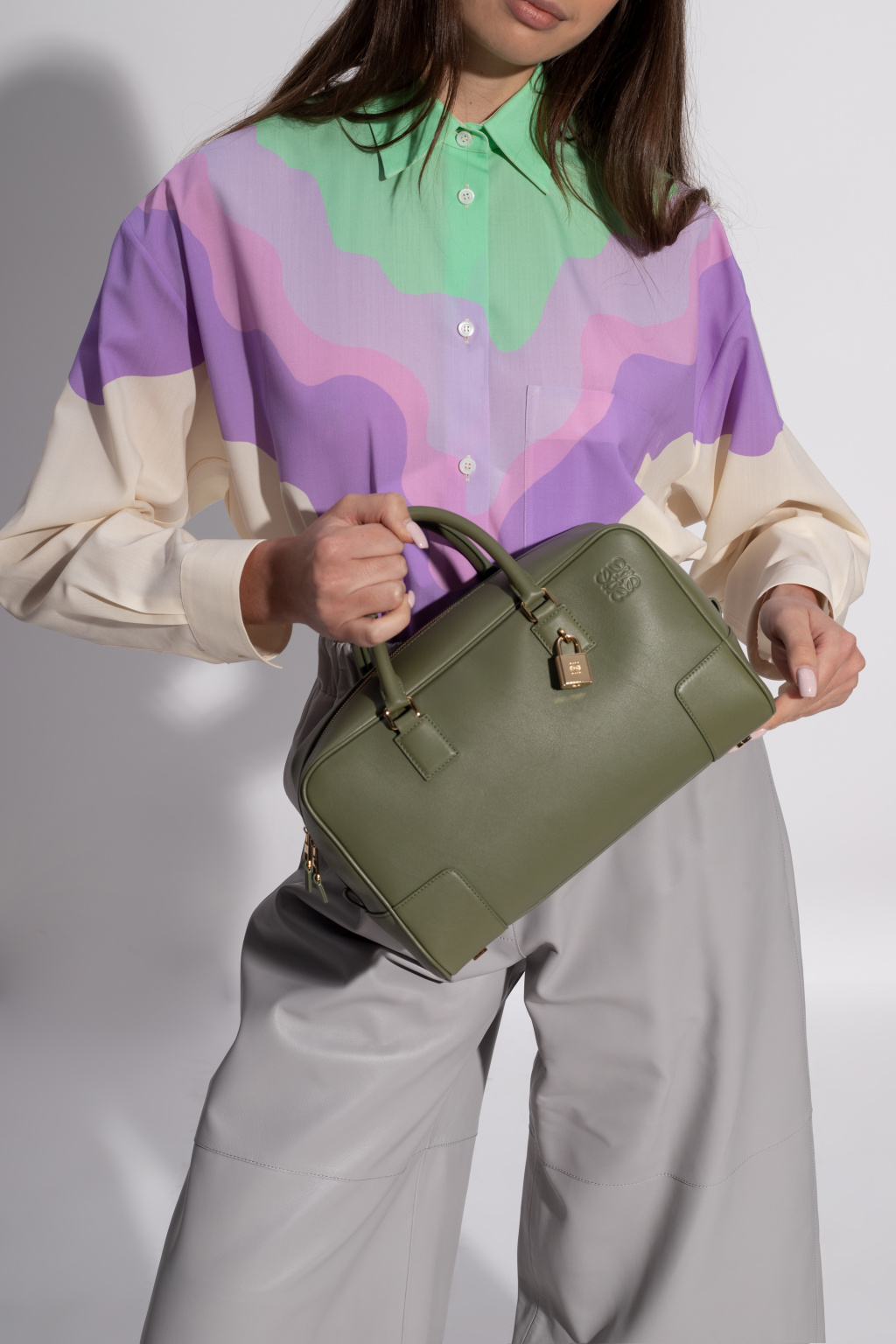 IetpShops Denmark Green Amazona 28 shoulder bag Loewe Loewe